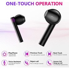 Chronus Mic Touch Bluetooth 5.1 Ipx6 Su Geçirmez 30 Saat Çalma Süresi Kablosuz Kulaklık (Yurt Dışından)