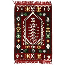 Shark Anadolu Seccade Kilim 10 Bordo