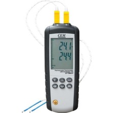 Cem Dt-38f Sıcaklık Kayıt Cihazı 2 Kanallı Datalogger