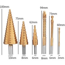 Delik Delme Pah Açma Titanium 6 Parça Kutulu Freze Uç Seti