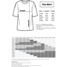 The Wert Ünisex Oversize Siyah Düz Renk T-Shirt