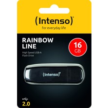 16GB Usb2.0 3502470 Rainbow Line Intenso