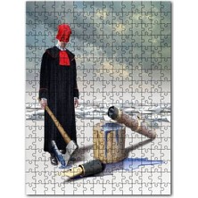 Cakapuzzle Dolmakalem Infaz ve Izleyici Kağıtlar  120 Parça Puzzle Yapboz Mdf (Ahşap)