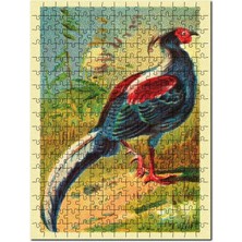 Cakapuzzle Sülün Kuşu Görseli 120 Parça Puzzle Yapboz Mdf (Ahşap)