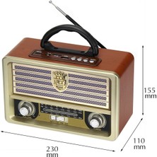 Trendup Nostaljik Radyo Bluetooth Hediyelik Nostalji Radyo