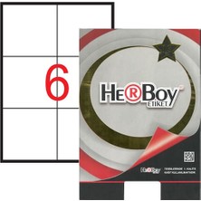 Herboy HB-1303 Beyaz Lazer Etiket 105 mm x 99 mm