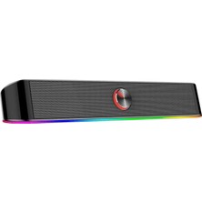 Hp DHE-6003 Kablolu Soundbar Hoparlör RGB Oyuncu Işıklı Touch