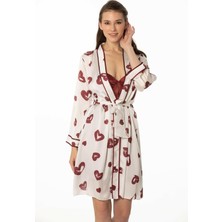 Pıerre Cardın 2406 Kadın Gecelik Sabahlık Takım