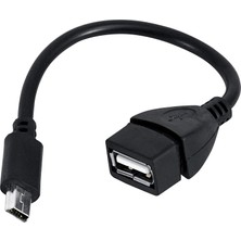 Mini USB Otg Kablosu - USB A Dişi - Mini USB B 5 Pin Erkek Adaptör Kablosu