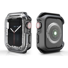 AktarMobile Apple Watch 6 Se 5 4 40 mm Uyumlu Kasa Koruyucu Spor Tasarım Premium Gövde Koruma (Önü Açık)