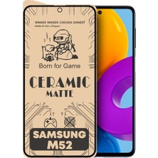 Dexmon Samsung Galaxy M52 Ekran Koruyucu Mat Seramik Nano Ekran Koruyucu Esnek Kırılmaz