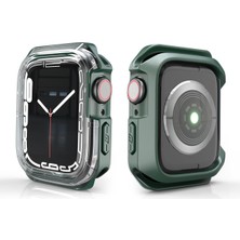 AktarMobile Apple Watch 7 45 mm Uyumlu Kasa Koruyucu Spor Tasarım Premium Gövde Koruma (Önü Açık)