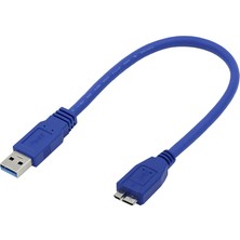 30CM USB 3.0 Taşınabilir Harddisk Micro B Harici Disk Kablosu 30 cm