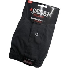 Sedef Yıldızı Erkek Düğmeli Penye Boxer 1094 - 6 Adet