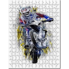 Cakapuzzle Motokros Spor Görsel 255 Parça Puzzle Yapboz Mdf (Ahşap)