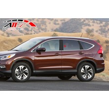 ARD Pazarlama Honda Cr-V 2013-2017 Karbon Kapı Direği Kaplaması Cam Direği Şık Görünüm 6 Parça