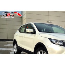 ARD Pazarlama Nissan Qashqai J11 2014 Karbon Kapı Direği Kaplaması Cam Direği Şık Görünüm 8 Parça