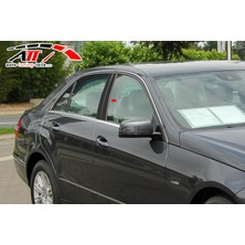 ARD Pazarlama Mercedes-Benz E Class W212 2009-2016 Karbon Kapı Direği Kaplaması Cam Direği Şık Görünüm 6 Parça