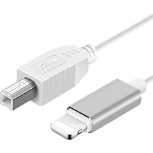 Daytona ADS-501 3ın1 USB B To Micro-Lightning-Type-C Telefon Bilgisayar Tablet Için Piyano Mıdı Org Elektrikli Piyano Konnektörü Çevirici Otg Kablo