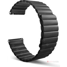 AktarMobile Huawei Watch Gt 2 46 mm Uyumlu Magnetik Silikon Kordon Çift Renkli Mıknatıslı Premium Kayış