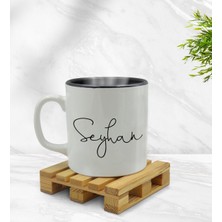 Kişiye Özel Isimli Içi Siyah Renkli Kupa Bardak Model 105