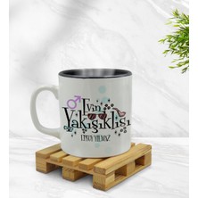 Kişiye Özel Evin Yakışıklısı Tasarımlı Içi Siyah Renkli Kupa Bardak Model 2