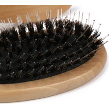 Gurme Sepeti Kaynak Saç Açma Fırçası - Doğal Ahşap