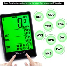 West Biking Batı Bısıklet 2.8 &quot;büyük Ekran Bisiklet Kilometre (Yurt Dışından)
