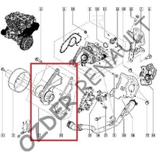 Mais Megane 4 - Iv Devirdaim Su Pompası 210109334R