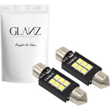 Glanz Canbus C5W Sofit LED Tavan Plaka Ampül 31MM 2 Adet Beyaz    LED Ampul