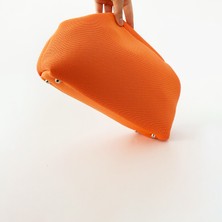 Heybes Kadın Turuncu Clutch El Çantası