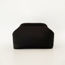 Heybes Kadın Siyah Clutch El Çantası