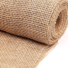 Bade Tasarım Atölyesi Bade Jut Kumaş Kalın Punch Nakışı Kumaş 50X100 cm