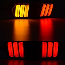 Lnshop Motosiklet Plastik LED Dönüş Sinyali Honda MSX125 Siyah Için Entegre Kuyruk Işığı (Yurt Dışından)