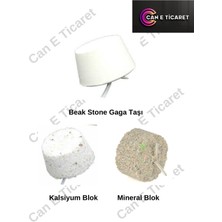 Quik Mineral Blok+Kalsiyum Blok+Beak Stone Gaga Taşı