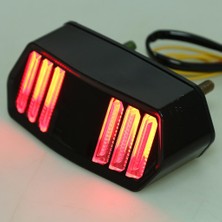 Lnshop Motosiklet Plastik LED Dönüş Sinyali Honda MSX125 Siyah Için Entegre Kuyruk Işığı (Yurt Dışından)