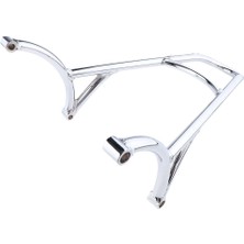 Lnshop Harley Sportster 1200 883 04-16 Gümüş Için Kısa Sissy Bar Backrest (Yurt Dışından)