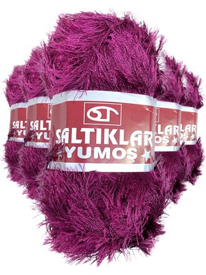 Saltıklar 5 Adet Yumoş Sakallı El Örgü Ipi Yünü 86