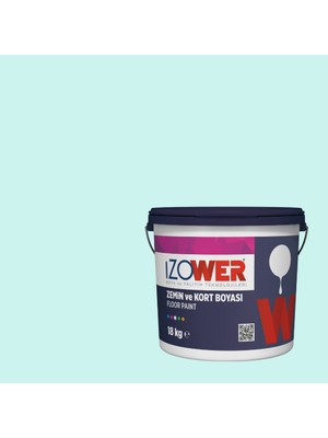 izower Zemin ve Kort Boyası- Nil Yeşili 20 (18KG)