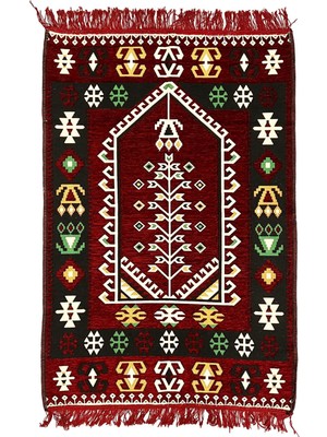 Shark Anadolu Seccade Kilim 10 Bordo