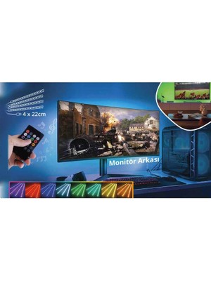 Piranha 8875 Rgb Sese Duyarlı Ambiyans Aydınlatma