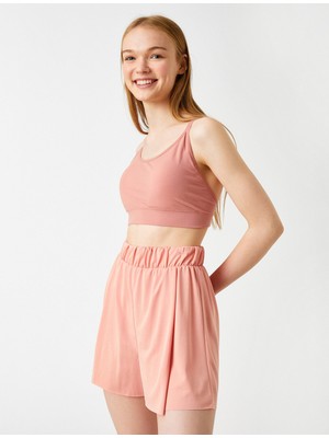 Koton Ince Kumaş Spor Şort