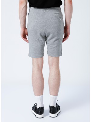 Jack & Jones 12202197_JJIFONT Jjsweat Shorts At Normal Bel Düz Açık Gri Erkek Sweat Şort