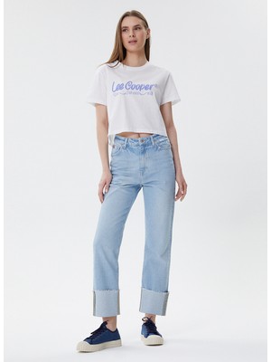 Lee Cooper T-Shirt, Xs, Beyaz