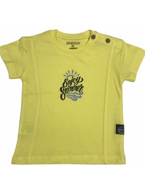 Divonette T-Shirt Enjoy Summer Baskılı Sarı