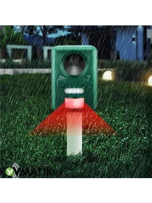 Tokyo Güneş Enerjili Çoklu Fonksiyonlu Fare, Kuş, Kedi, Köpek Kovucu