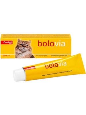 Candioli Bolovia Malt 50 gr Yetişkin Kediler İçin Lezzetli Tamamlayıcı Yem Alüminyum Ambalajda