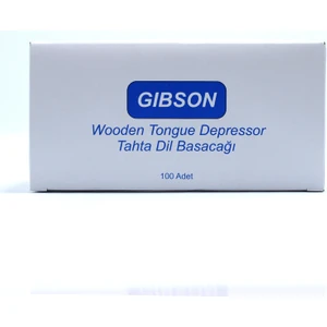 Gibson  Steril Abeslang Tahta Dil Basacağı 100'LÜ 5 Kutu