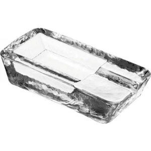 Şeffaf Cam Dikdörtgen Puro Küllüğü 19X9CM
