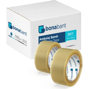 Akrilik 4.5 cm x 100 mt 36 Adet Şeffaf Koli Bandı